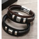 Fashion, accesorii si bijuterii - Barbati - Bijuterii barbati - Bratari barbati - Brățară “Urban Code” - Maro - Infinity.ro