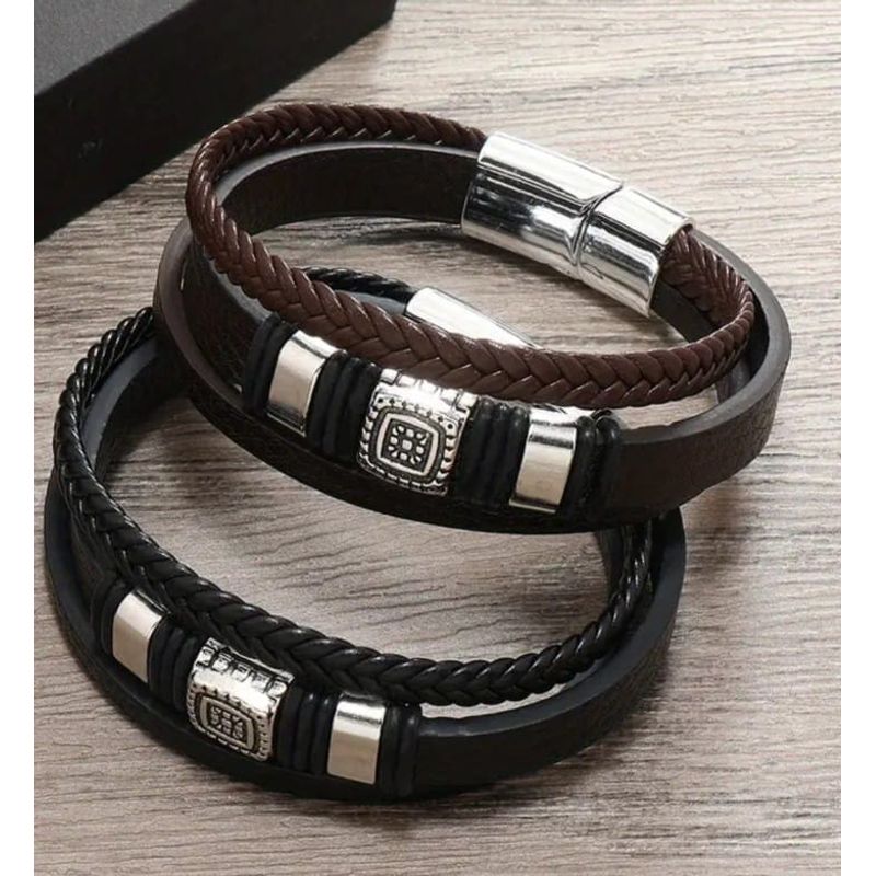 Fashion, accesorii si bijuterii - Barbati - Bijuterii barbati - Bratari barbati - Brățară “Urban Code” - Maro - Infinity.ro