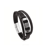 Fashion, accesorii si bijuterii - Barbati - Bijuterii barbati - Bratari barbati - Brățară “Urban Code” - Maro - Infinity.ro