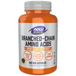 Ingrijire personala si Cosmetice - Sanatate si wellness - Suplimente alimentare - Alte suplimente alimentare - Supliment nutritiv NOW Foods Branched Chain Aminoacids / BCAA, 120 capsule - Infinity.ro