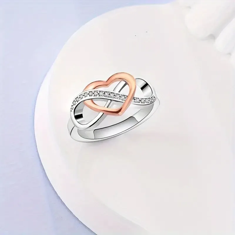 Fashion, accesorii si bijuterii - Femei - Bijuterii femei - Inele femei - Inel cu model Infinit din Argint - 8 - Infinity.ro