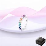 Fashion, accesorii si bijuterii - Femei - Bijuterii femei - Inele femei - Inel Rainbow Bliss din Argint, marca Diora - 6 - Infinity.ro