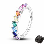 Fashion, accesorii si bijuterii - Femei - Bijuterii femei - Inele femei - Inel Rainbow Bliss din Argint, marca Diora - 6 - Infinity.ro