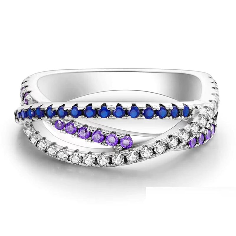 Fashion, accesorii si bijuterii - Femei - Bijuterii femei - Inele femei - Inel Aurora in trei culori din Argint - 9 - Infinity.ro