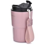 Casa si Gradina - Bucatarie si vesela - Accesorii bar - Termosuri si Cani termos - Cana termos AMBITION Fern, 350ml, inox, roz - Infinity.ro