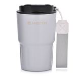 Casa si Gradina - Bucatarie si vesela - Accesorii bar - Termosuri si Cani termos - Cana termos AMBITION Fern, 350ml, inox, gri - Infinity.ro
