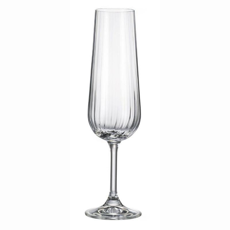 Casa si Gradina - Bucatarie si vesela - Cani si pahare - Pahare - Set 4 pahare sampanie MAISON FORINE Anna, 280ml, sticla cristalina - Infinity.ro