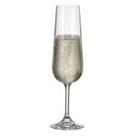 Casa si Gradina - Bucatarie si vesela - Cani si pahare - Pahare - Set 4 pahare sampanie MAISON FORINE Anna, 280ml, sticla cristalina - Infinity.ro