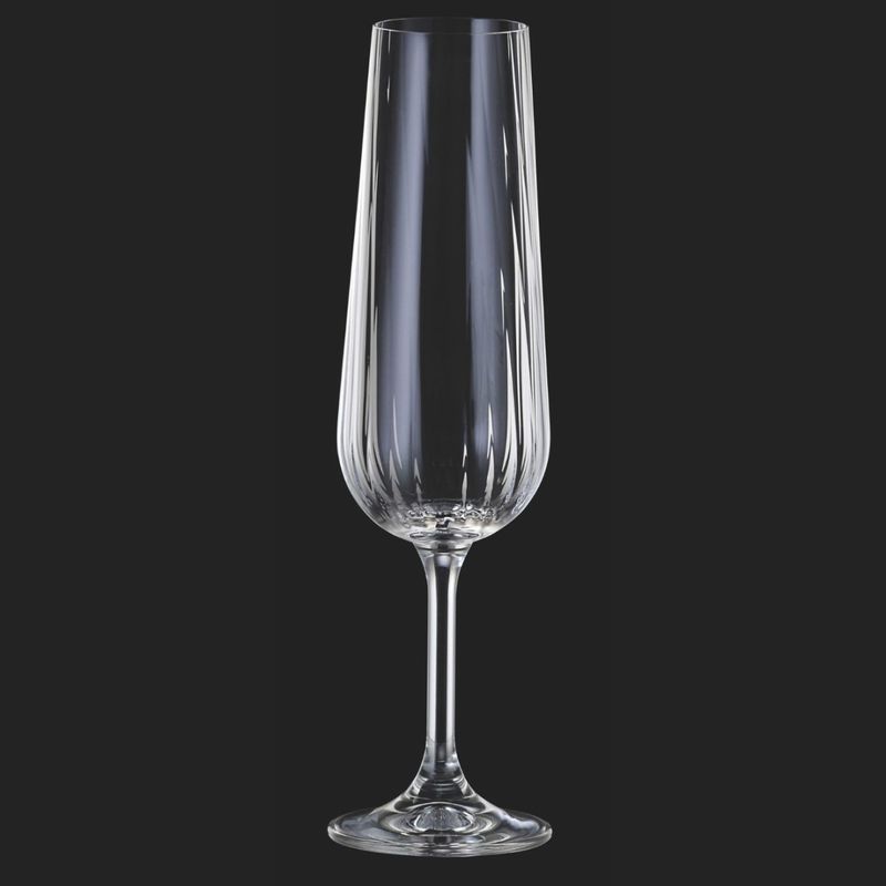 Casa si Gradina - Bucatarie si vesela - Cani si pahare - Pahare - Set 4 pahare sampanie MAISON FORINE Anna, 280ml, sticla cristalina - Infinity.ro