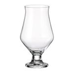 Casa si Gradina - Bucatarie si vesela - Cani si pahare - Pahare - Set 4 pahare bere cu picior MAISON FORINE Barley, 490ml, sticla cristalina - Infinity.ro