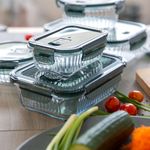 Casa si Gradina - Bucatarie si vesela - Organizare si depozitare bucatarie - Cutii alimentare - Recipient AMBITION Rillet, 1L, sticla termorezistenta, capac plastic - Infinity.ro