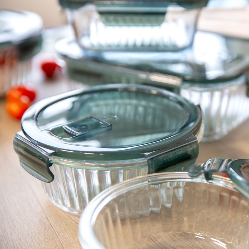 Casa si Gradina - Bucatarie si vesela - Organizare si depozitare bucatarie - Cutii alimentare - Recipient AMBITION Rillet, 620ml, sticla termorezistenta, capac plastic - Infinity.ro