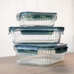 Casa si Gradina - Bucatarie si vesela - Organizare si depozitare bucatarie - Cutii alimentare - Recipient AMBITION Rillet, 1.5L, sticla termorezistenta, capac plastic - Infinity.ro