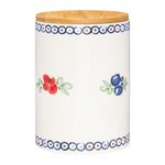 Casa si Gradina - Bucatarie si vesela - Organizare si depozitare bucatarie - Cutii alimentare - Recipient depozitare AMBITION Kalina, 1.11L, ceramica, capac bambus - Infinity.ro