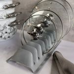 Casa si Gradina - Bucatarie si vesela - Organizare si depozitare bucatarie - Scurgator vase - Suport scurgator farfurii PRACTIC Cosmos, plastic, gri - Infinity.ro