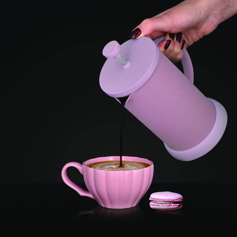 Casa si Gradina - Bucatarie si vesela - Vase pentru gatit - Ceainice si infuzoare - Infuzor ceai sau cafea AMBITION Fern, 600ml, roz - Infinity.ro