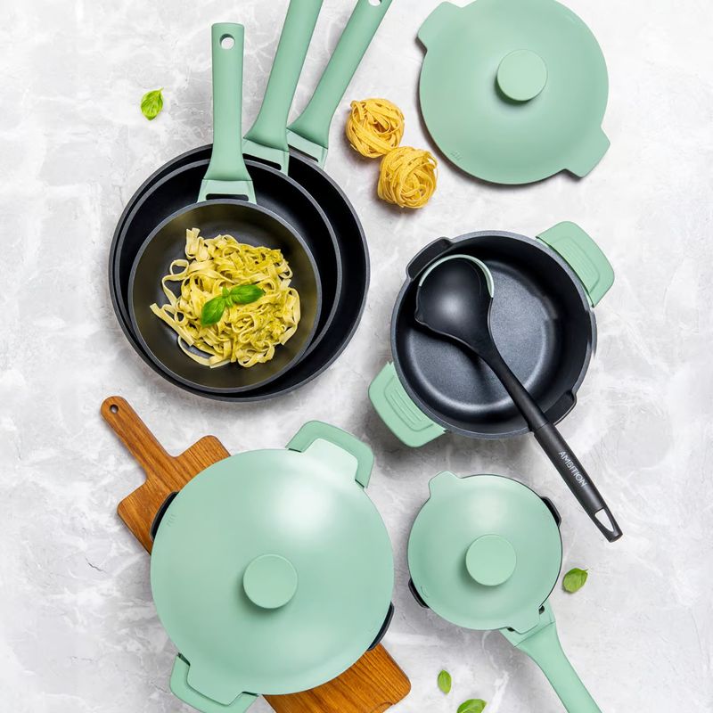 Casa si Gradina - Bucatarie si vesela - Vase pentru gatit - Oale si cratite - Oala cu capac AMBITION Fern, 28cm, 6.6L, invelis Qualum Basic, inductie - Infinity.ro