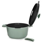 Casa si Gradina - Bucatarie si vesela - Vase pentru gatit - Oale si cratite - Oala cu capac AMBITION Fern, 24cm, 4.4L, invelis Qualum Basic, inductie - Infinity.ro