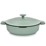 Casa si Gradina - Bucatarie si vesela - Vase pentru gatit - Tigai si seturi - Tigaie adanca cu capac AMBITION Fern, 28cm, 3.9L, invelis Qualum Basic, inductie - Infinity.ro