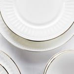 Casa si Gradina - Bucatarie si vesela - Vesela si tacamuri - Farfurii si boluri - Farfurie plata AMBITION Palazzo, 25cm, sticla opal, alb - Infinity.ro