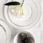 Casa si Gradina - Bucatarie si vesela - Vesela si tacamuri - Farfurii si boluri - Farfurie desert AMBITION Palazzo, 20cm, sticla opal, alb - Infinity.ro