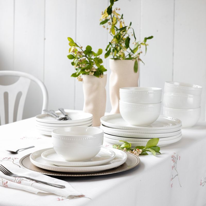 Casa si Gradina - Bucatarie si vesela - Vesela si tacamuri - Farfurii si boluri - Bol mic AMBITION Perline, 14cm, portelan - Infinity.ro