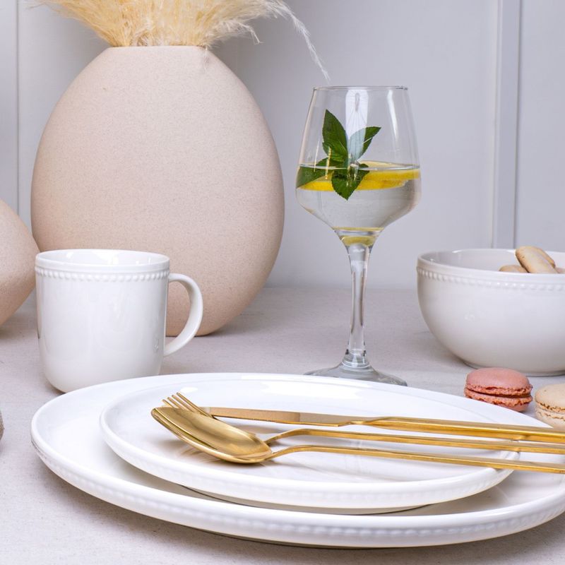 Casa si Gradina - Bucatarie si vesela - Vesela si tacamuri - Farfurii si boluri - Bol mic AMBITION Perline, 14cm, portelan - Infinity.ro