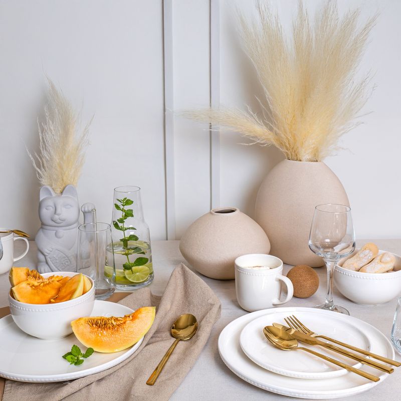 Casa si Gradina - Bucatarie si vesela - Vesela si tacamuri - Farfurii si boluri - Bol mic AMBITION Perline, 14cm, portelan - Infinity.ro