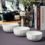 Casa si Gradina - Bucatarie si vesela - Vesela si tacamuri - Farfurii si boluri - Bol mic AMBITION Ligne, 12cm, portelan, alb - Infinity.ro