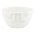 Casa si Gradina - Bucatarie si vesela - Vesela si tacamuri - Farfurii si boluri - Bol mic AMBITION Curly, 14cm, portelan, alb - Infinity.ro