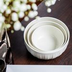 Casa si Gradina - Bucatarie si vesela - Vesela si tacamuri - Farfurii si boluri - Bol mic AMBITION Ligne, 14.5cm, portelan, alb - Infinity.ro