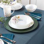 Casa si Gradina - Bucatarie si vesela - Vesela si tacamuri - Farfurii si boluri - Bol mare AMBITION Bloom, 20cm, sticla opal, model floral - Infinity.ro