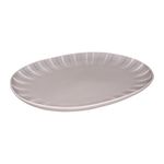 Casa si Gradina - Bucatarie si vesela - Vesela si tacamuri - Platouri de bucatarie - Platou oval AMBITION Ligne, 30x22.5cm, portelan, gri - Infinity.ro