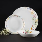 Casa si Gradina - Bucatarie si vesela - Vesela si tacamuri - Servicii de masa - Serviciu de masa AMBITION Bloom, 18 piese, 6 persoane, sticla opal - Infinity.ro