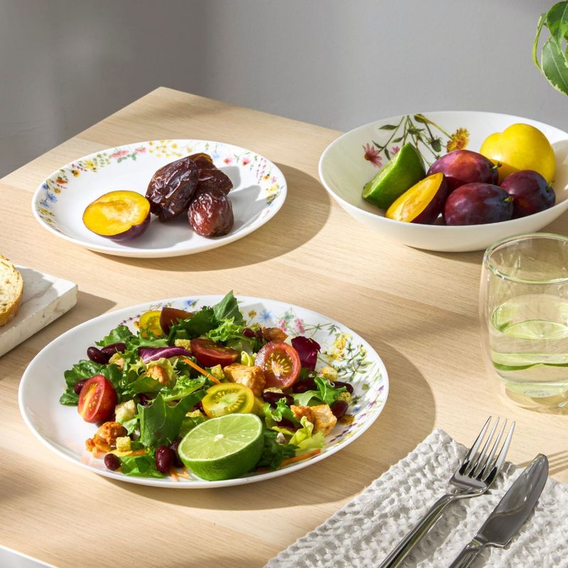 Casa si Gradina - Bucatarie si vesela - Vesela si tacamuri - Servicii de masa - Serviciu de masa AMBITION Bloom, 18 piese, 6 persoane, sticla opal - Infinity.ro