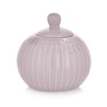 Casa si Gradina - Bucatarie si vesela - Vesela si tacamuri - Vesela pentru servire - Zaharnita cu capac AMBITION Curly, 250ml, portelan, roz - Infinity.ro
