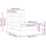 Casa si Gradina - Mobilier - Paturi si accesorii - Paturi - Pat cu storage cu saltea Negru 140 x 200 cm Piele artificiala - Infinity.ro