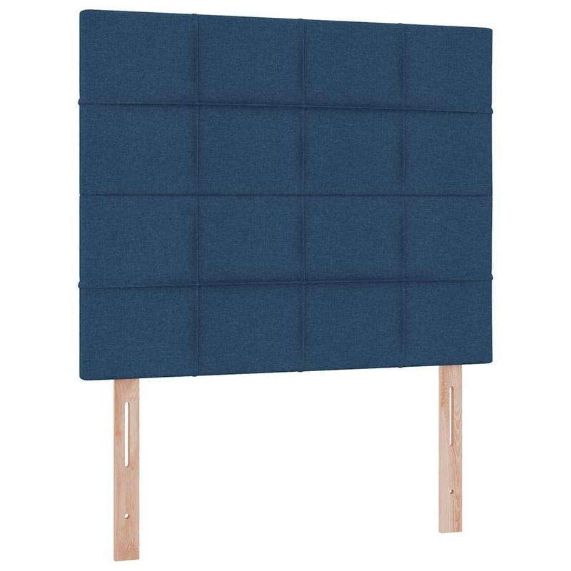 Casa si Gradina - Mobilier - Paturi si accesorii - Paturi - Pat cu storage albastru 120 x 200 cm Piele artificiala - Infinity.ro