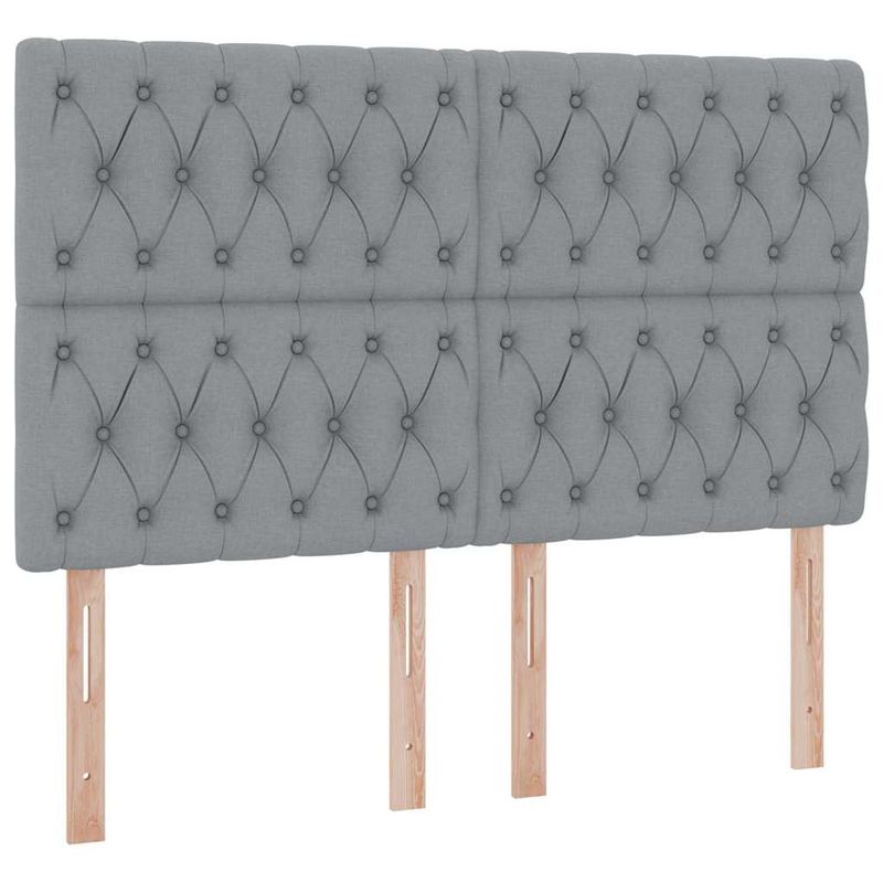 Casa si Gradina - Mobilier - Paturi si accesorii - Paturi - Pat cu storage Gri deschis 140 x 200 cm Piele artificiala - Infinity.ro