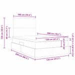 Casa si Gradina - Mobilier - Paturi si accesorii - Paturi - Pat cu storage cu saltea Negru 120 x 200 cm Piele artificiala - Infinity.ro