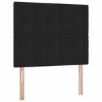 Casa si Gradina - Mobilier - Paturi si accesorii - Paturi - Pat cu saltea si LED cu saltea Negru 120 x 190 cm Catifea - Infinity.ro