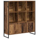 Casa si Gradina - Mobilier - Biblioteci si rafturi - Biblioteci - Dulap pentru carti 2 pcs Lemn Vechi 99,5 x 30 x 108,5 cm - Infinity.ro
