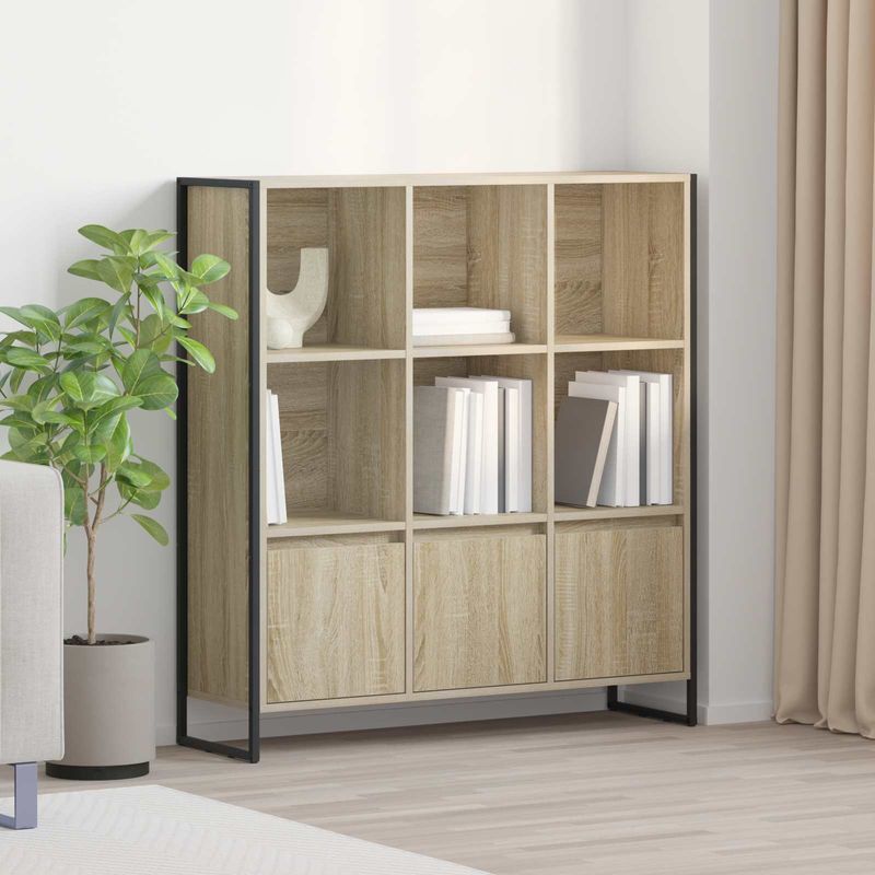 Casa si Gradina - Mobilier - Biblioteci si rafturi - Biblioteci - Dulap pentru carti 2 pcs Sonoma 99,5 x 30 x 108,5 cm - Infinity.ro