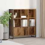 Casa si Gradina - Mobilier - Biblioteci si rafturi - Biblioteci - Dulap pentru carti 2 pcs Lemn Vechi 99,5 x 30 x 108,5 cm - Infinity.ro