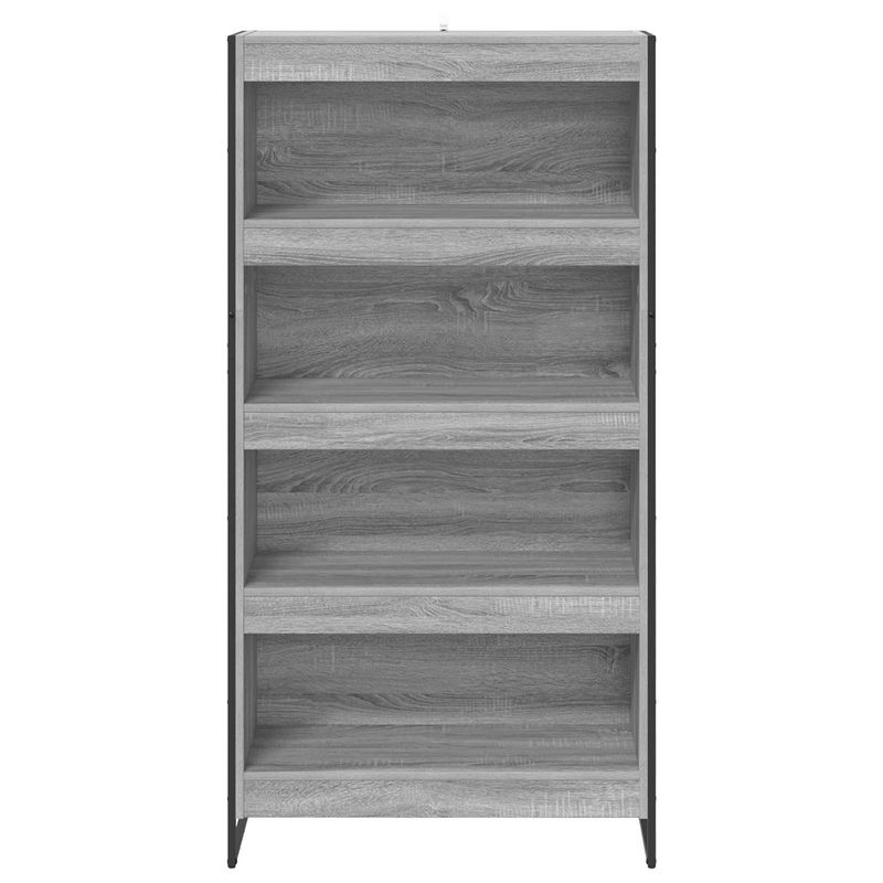 Casa si Gradina - Mobilier - Biblioteci si rafturi - Biblioteci - Dulap pentru carti 2 pcs Gri Sonoma 80 x 30 x 155 cm - Infinity.ro
