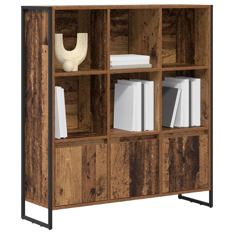 Casa si Gradina - Mobilier - Biblioteci si rafturi - Biblioteci - Dulap pentru carti 2 pcs Lemn Vechi 99,5 x 30 x 108,5 cm - Infinity.ro