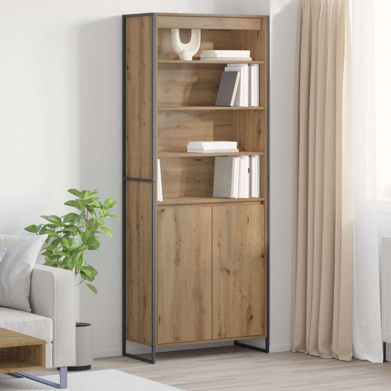 Casa si Gradina - Mobilier - Comode si corpuri - Corpuri bucatarie - Dulapuri Inalte 2 pcs Stejar artizanal 60 x 36 x 300 cm - Infinity.ro