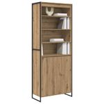 Casa si Gradina - Mobilier - Comode si corpuri - Corpuri bucatarie - Dulapuri Inalte 2 pcs Stejar artizanal 60 x 36 x 300 cm - Infinity.ro