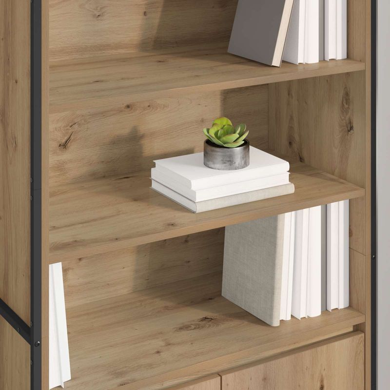Casa si Gradina - Mobilier - Comode si corpuri - Corpuri bucatarie - Dulapuri Inalte 2 pcs Stejar artizanal 60 x 36 x 300 cm - Infinity.ro