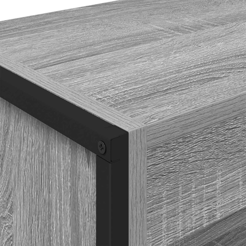 Casa si Gradina - Mobilier - Biblioteci si rafturi - Biblioteci - Dulap pentru carti 2 pcs Gri Sonoma 80 x 30 x 155 cm - Infinity.ro